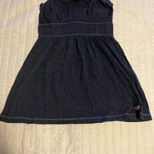 Hollister Strapless Dark Blue Top